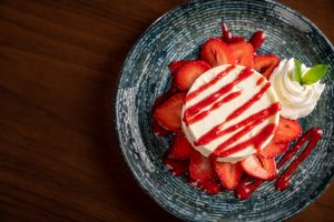 Berry Cheesecake at Spurrier's Gridiron Grille in Celebration Pointe